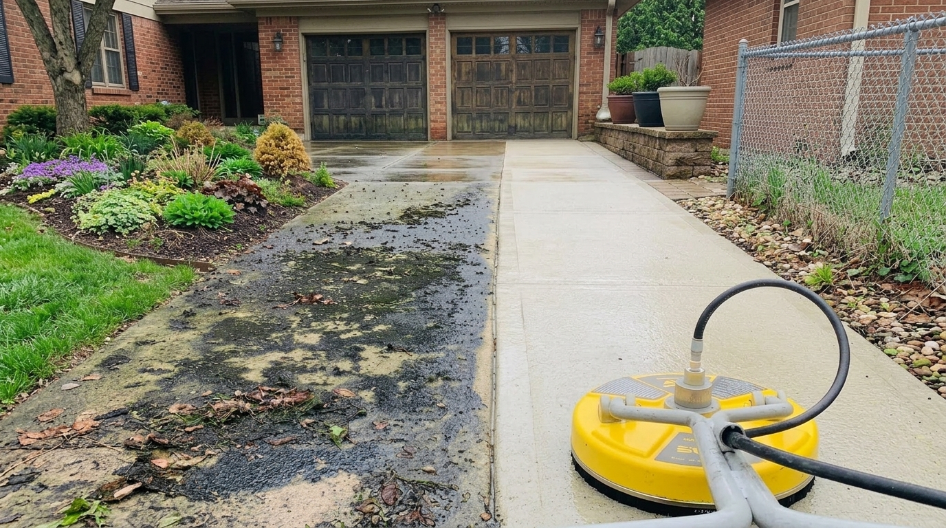 Clean and dirty surface comparison